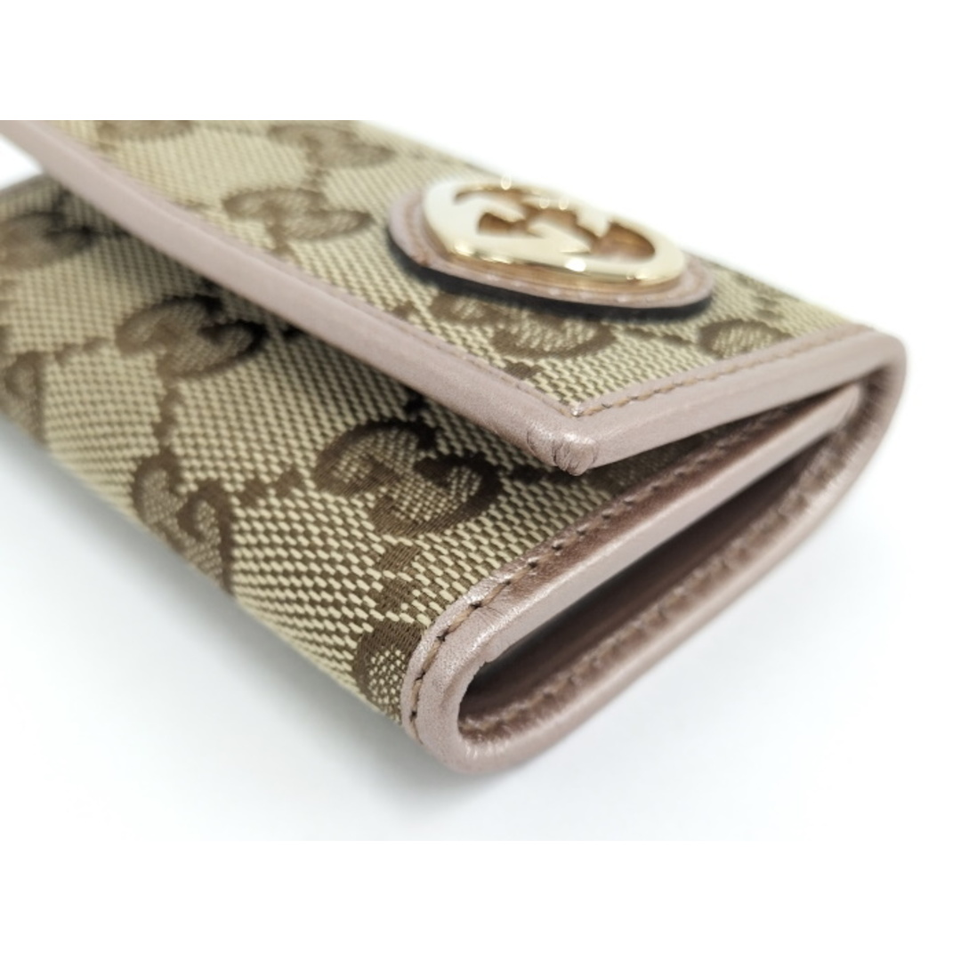 GUCCI ラブリーハート 6連キーケース GGキャンバス ベージュ GUCCI ラブリーハート 6連キーケース GGキャンバス ベージュ