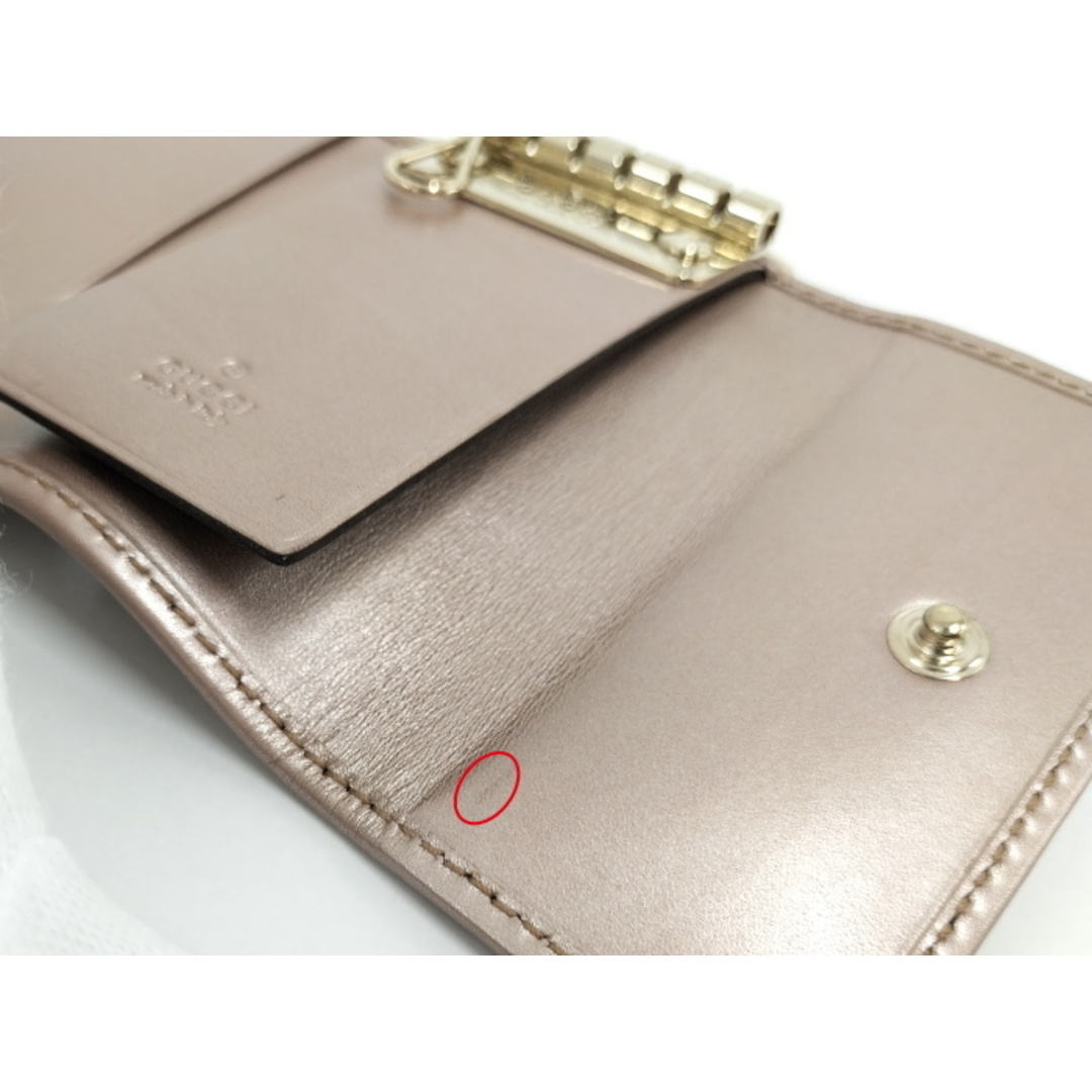 GUCCI ラブリーハート 6連キーケース GGキャンバス ベージュ GUCCI ラブリーハート 6連キーケース GGキャンバス ベージュ