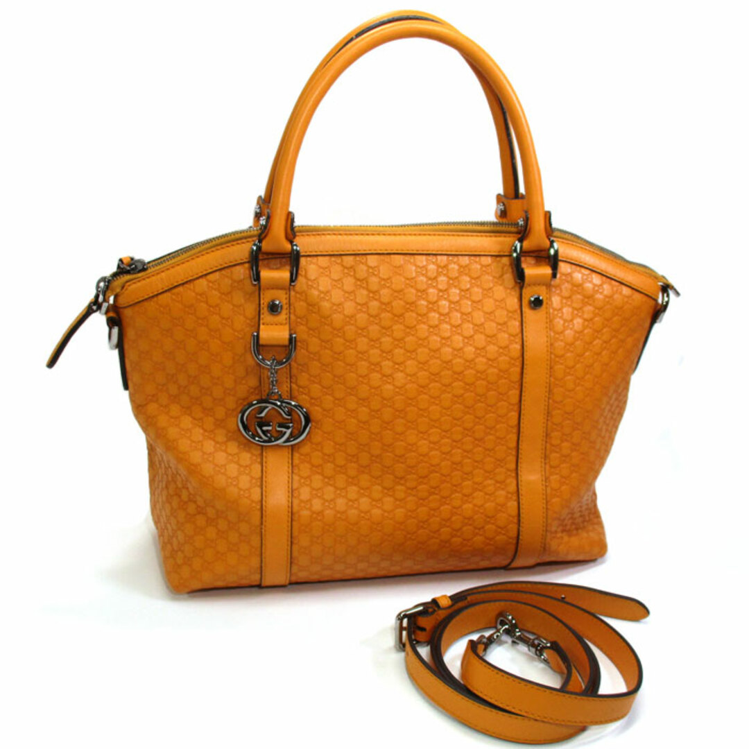 Gucci(グッチ)のGUCCI 2WAY ショルダーバッグ トートバッグ マイクロ グッチシマ レディースのバッグ(その他)の商品写真