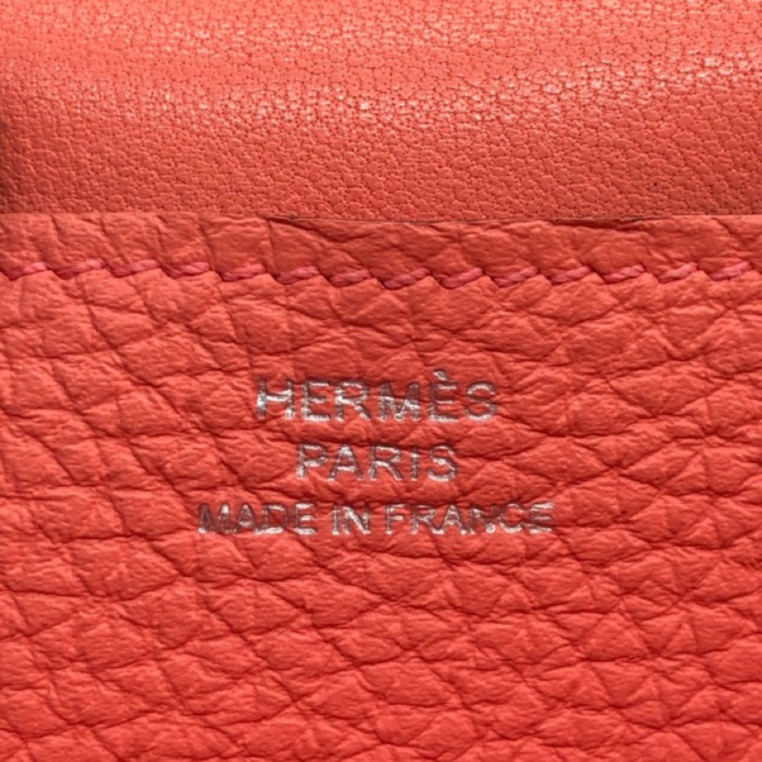 HERMES エルメス ドゴンロング シルバー金具 長財布 二つ折り Z刻印 ブラック