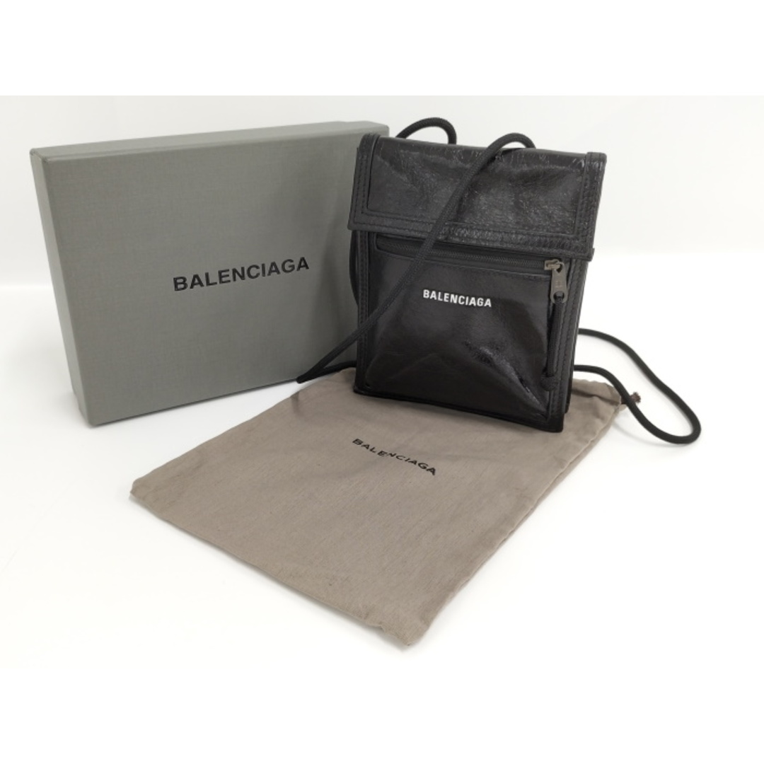 美品◆BALENCIAGA バレンシアガ マトラッセ ボックス型 レザー バッグ