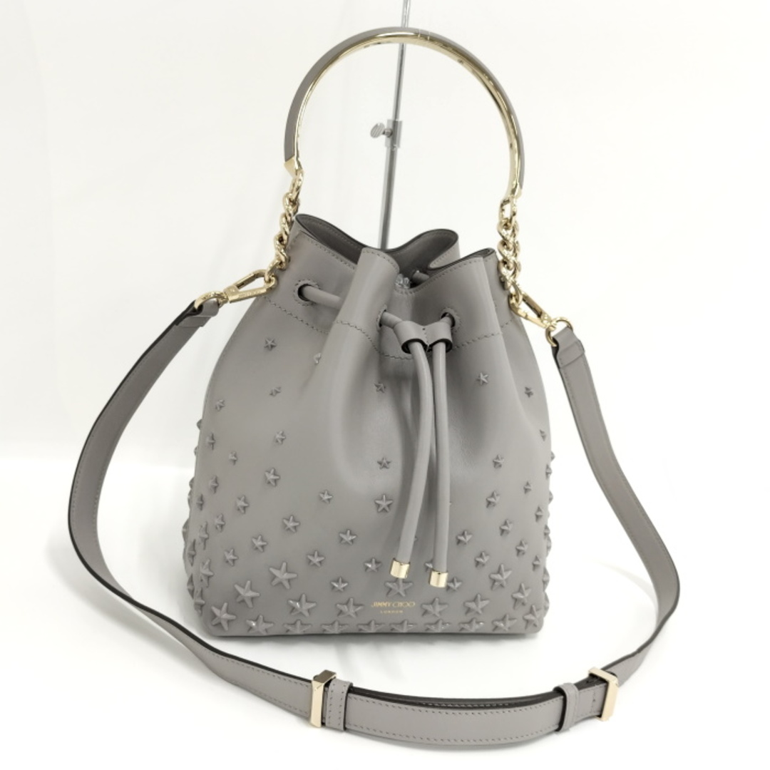 JIMMY CHOO - JIMMY CHOO ボンボンバケット 2WAY ショルダー JIMMY CHOO - JIMMY CHOO ボンボンバケット 2WAY ショルダー