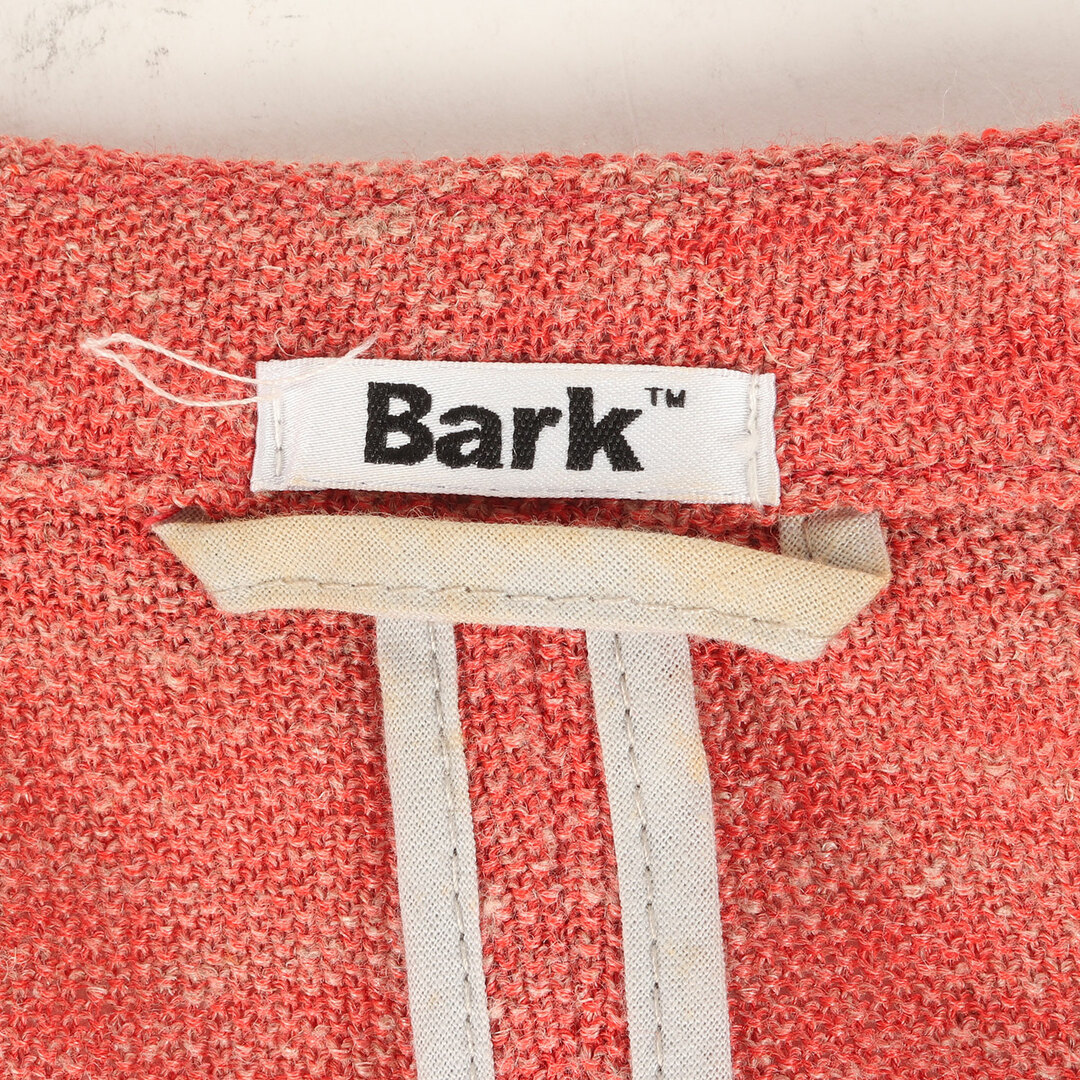 BARK(バーク)のBark バーク NANO UNIVERSE ナノユニバース ジャケット サイズ：XS リネン ポリ ニット 2B ブレザー テーラード ジャケット 金ボタン ヘザーレッド アウター シンプル ブランド カジュアル【メンズ】【中古】 メンズのジャケット/アウター(テーラードジャケット)の商品写真