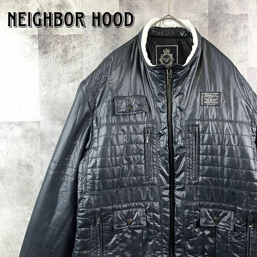 NEIGHBORHOOD - ネイバーフッド 中綿テクニカルライダースジャケット ...