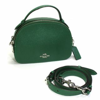 コーチ(COACH)のCOACH セレナ サッチェル 2WAY ショルダーバッグ レザー グリーン(その他)