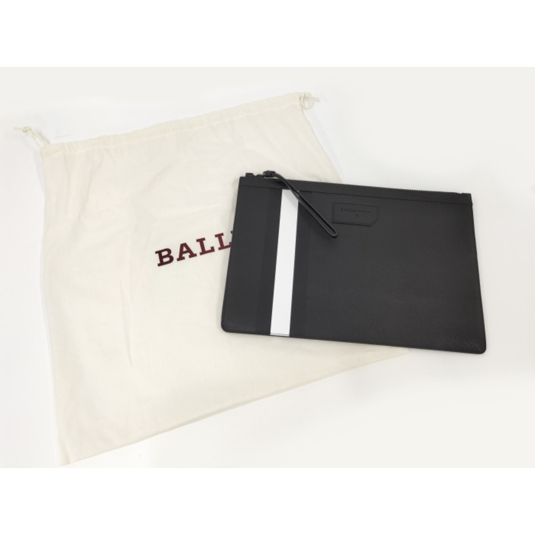 Bally(バリー)のBALLY クラッチバッグ セカンドバッグ レザー ブラック メンズのバッグ(セカンドバッグ/クラッチバッグ)の商品写真