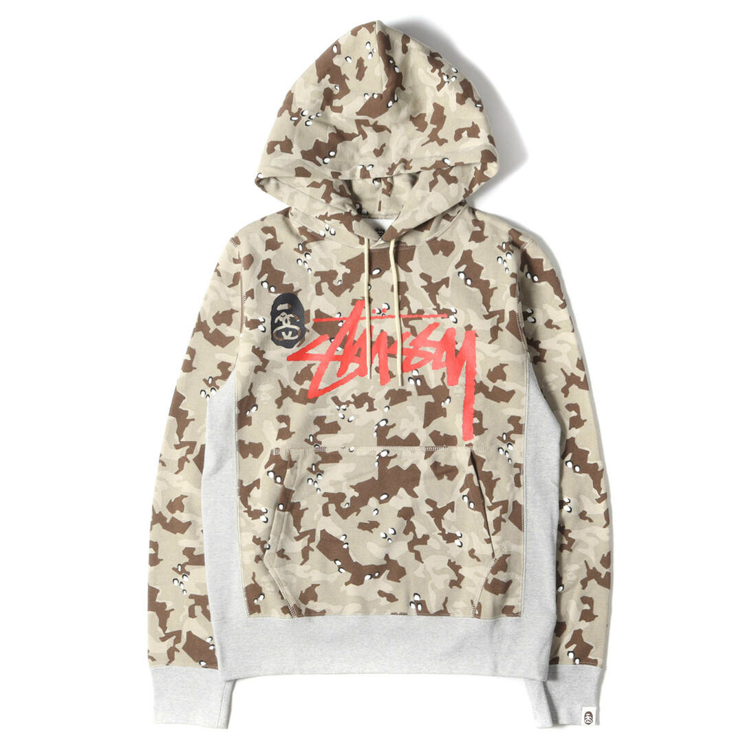 A BATHING APE ア ベイシング エイプ パーカー サイズ:M STUSSY