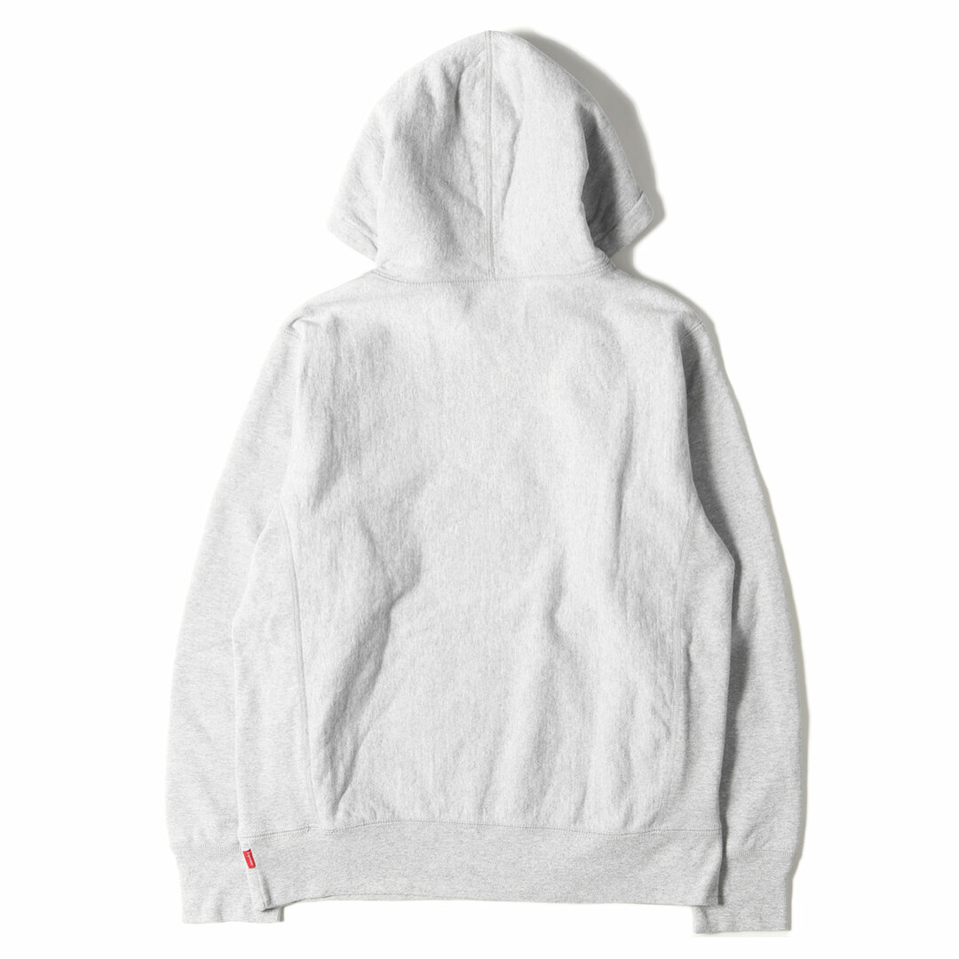 Supreme シュプリーム パーカー サイズ:S Sロゴ 刺繍 スウェット パーカー S Logo Hooded Sweatshirt 18AW  ヘザーグレー トップス フーディー フーデッド スウェットシャツ 【メンズ】【中古】