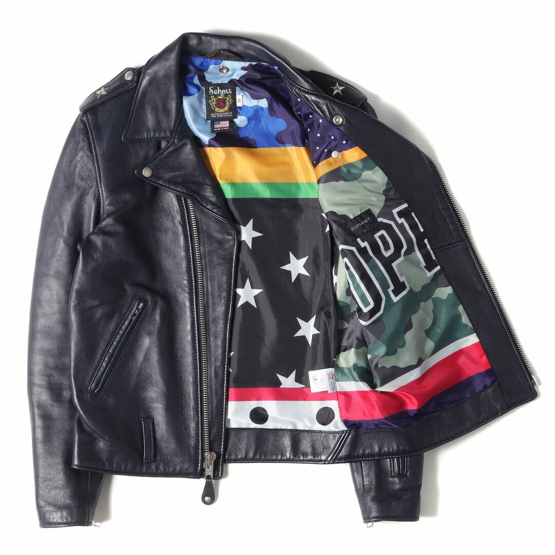 SOPHNET ソフネット ジャケット サイズ:38(M) Schott ショット