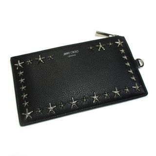 ジミーチュウ(JIMMY CHOO)のJIMMY CHOO フラグメントケース カードケース ポーチ スタースタッズ(財布)