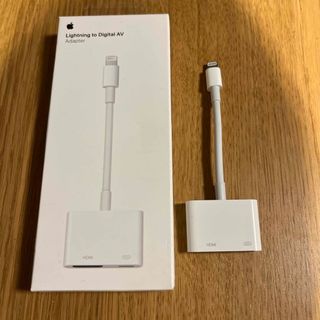 アップル(Apple)のAPPLE Lightning DigitaL AVアダプタ(映像用ケーブル)