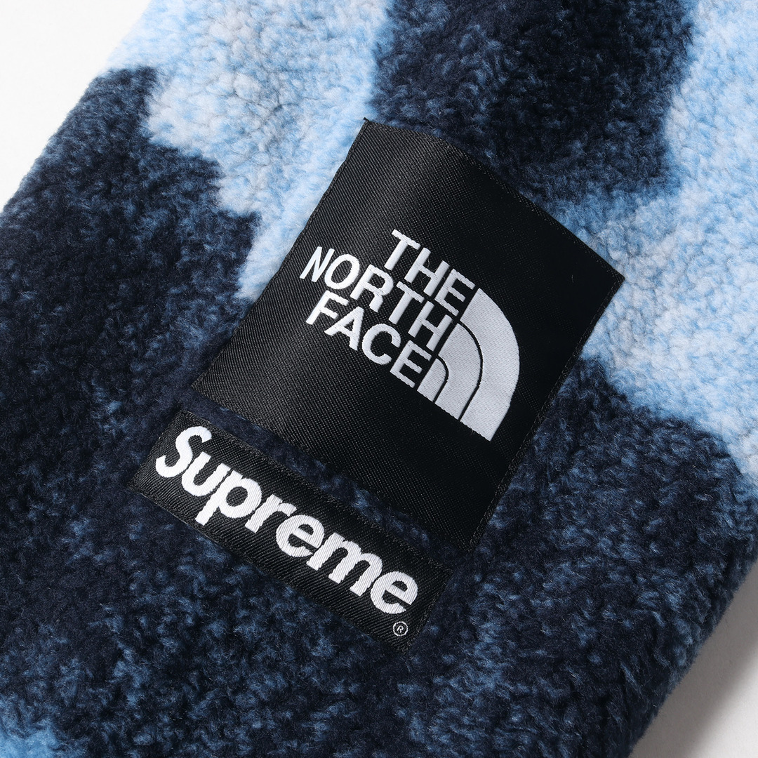 Supreme シュプリーム ジャケット サイズ:S 21AW THE NORTH FACE ノースフェイス ブリーチド デニム フリース ジャケット Bleached Denim Fleece Jacket インディゴ アウター ブルゾン【メンズ】【美品】 7