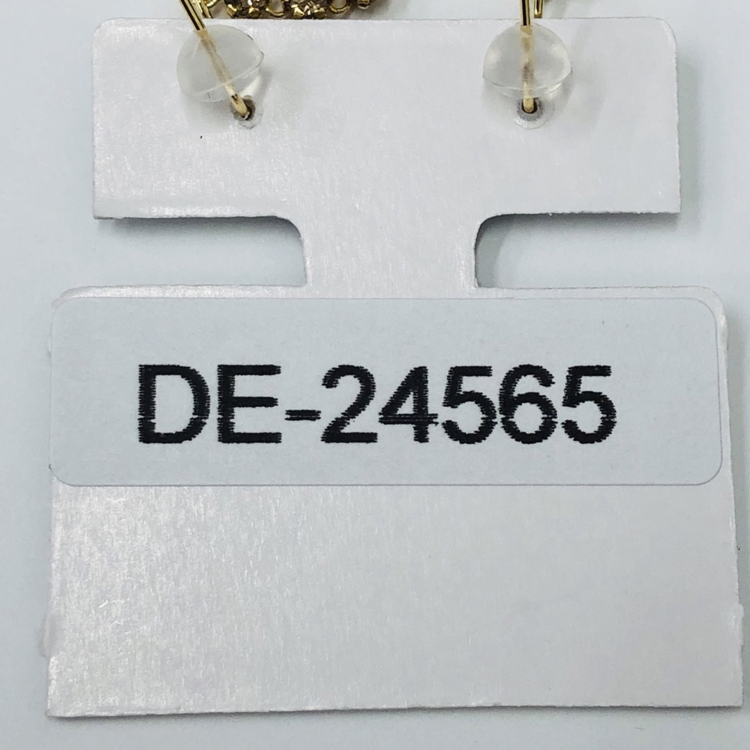 DE-24565 K18YG フックピアス ダイヤモンド　1.00ct 2