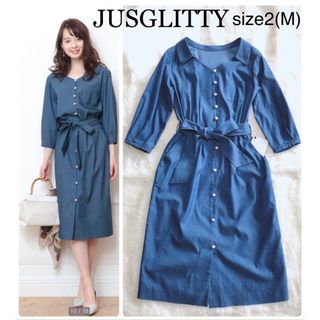 JUSGLITTY♡膝丈ワンピース