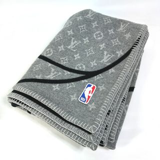 ルイヴィトン(LOUIS VUITTON)のルイヴィトン LOUIS VUITTON クラヴァット バスケットコート MP2885 LV NBA ブランケット ウール/カシミヤ グレー(その他)