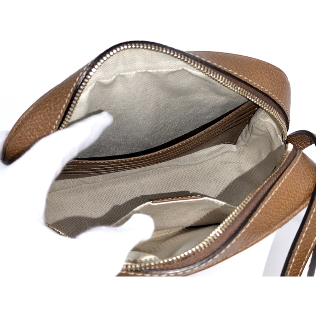 GUCCI - GUCCI ショルダーバッグ GGキャンバス レザー ベージュ GUCCI - GUCCI ショルダーバッグ GGキャンバス レザー ベージュ