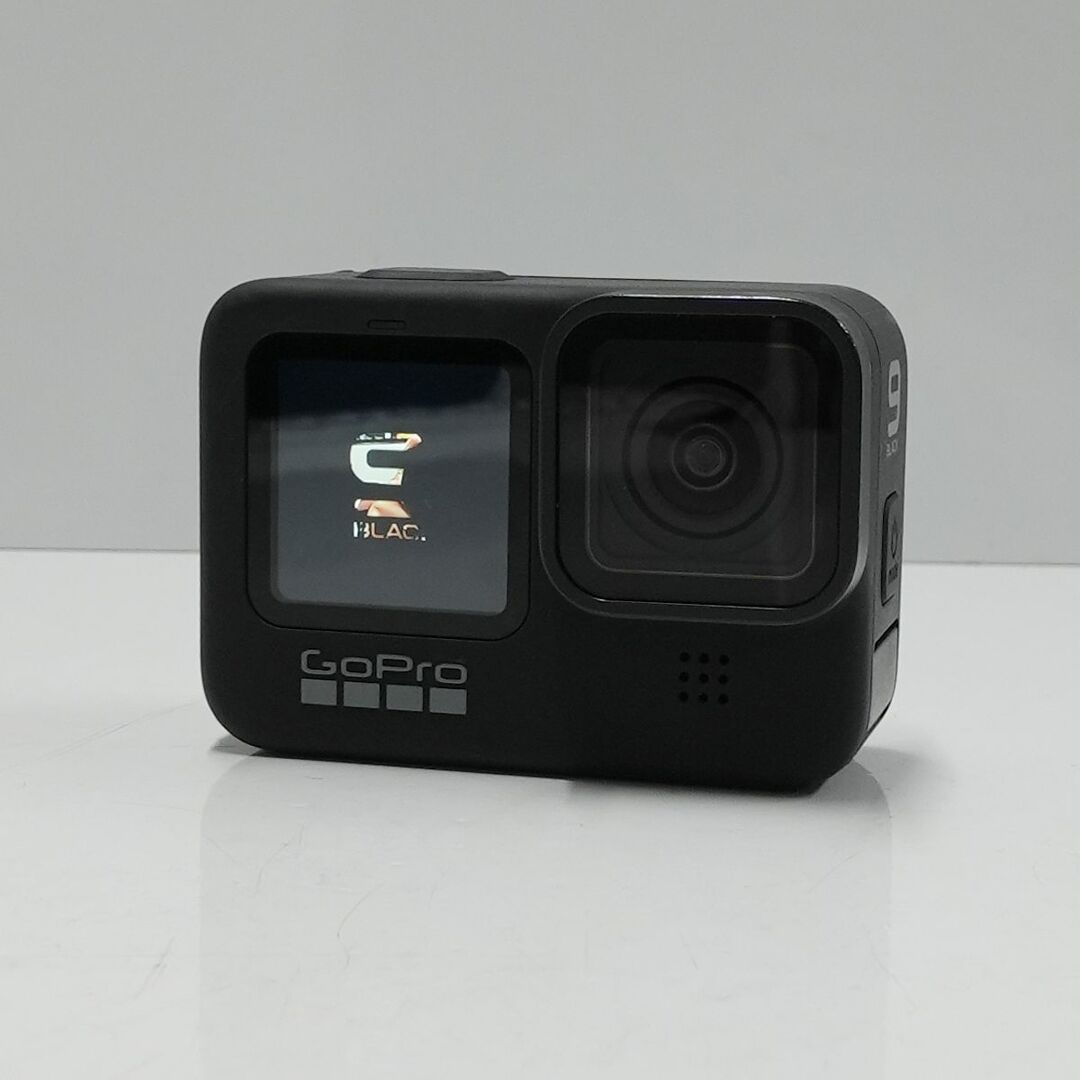 GoPro HERO9 Black ウェアラブルカメラ USED美品 5K アクションカメラ 本体+バッテリー CHDHX-901-FW 動作品【難有】CP4068