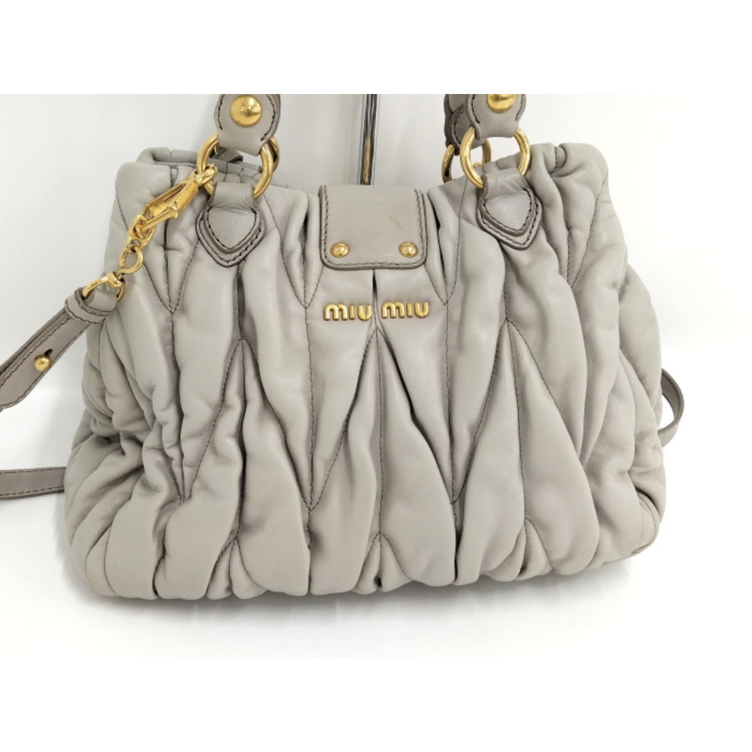 MIU MIU - MIUMIU 2WAYハンドバッグ ショルダーバッグ MIU MIU - MIUMIU 2WAYハンドバッグ ショルダーバッグ