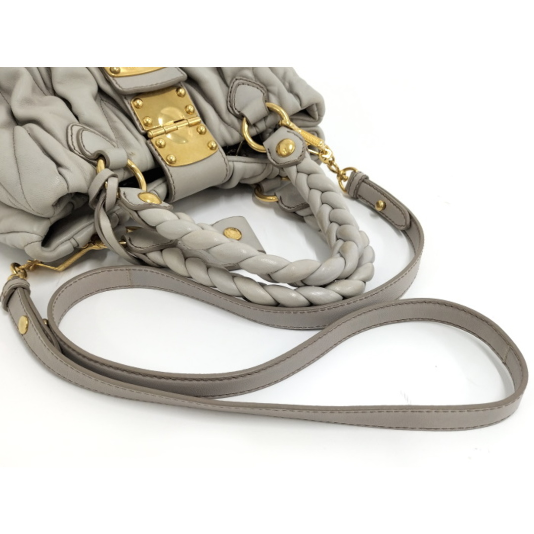MIU MIU - MIUMIU 2WAYハンドバッグ ショルダーバッグ MIU MIU - MIUMIU 2WAYハンドバッグ ショルダーバッグ