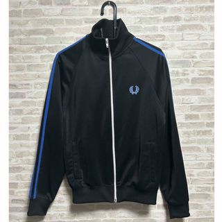 フレッドペリー(FRED PERRY)の【状態◎】FRED PERRY トラックジャケット　XS  黒×青(その他)