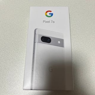 グーグルピクセル(Google Pixel)の【未使用品】Pixel 7a SIMフリー 128GB  snow(スマートフォン本体)