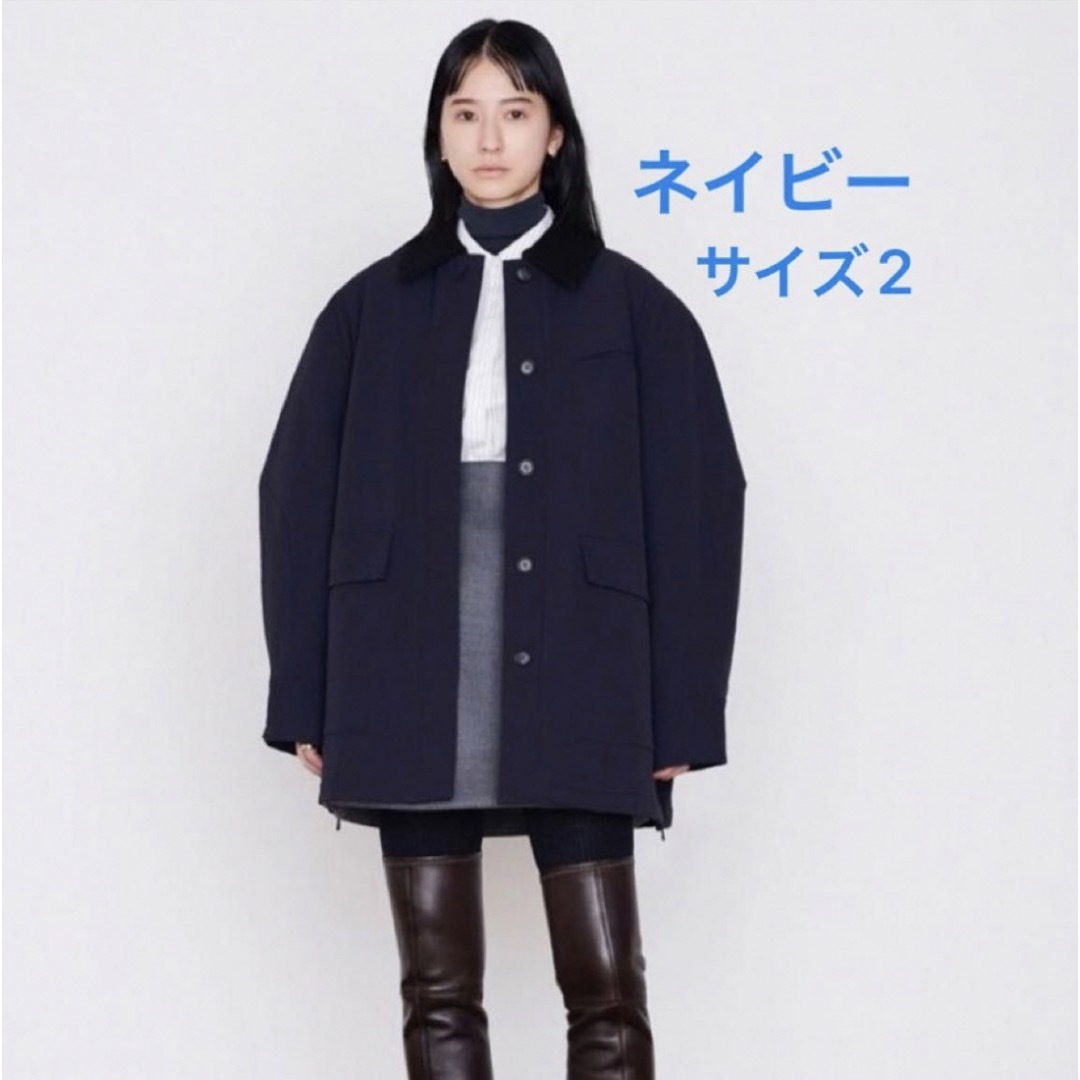 CLANE OVER QUILTING HUNTING JACKET ネイビーその他