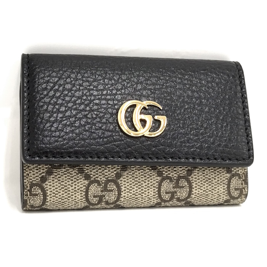 Gucci - GUCCI GGマーモント 6連 キーケース ゴールド金具 GG