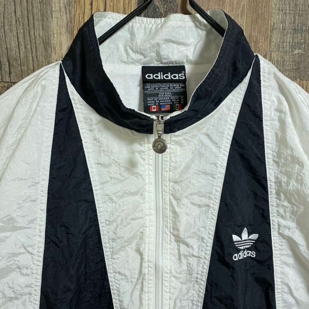 【極希少種】80s'/adidas/ハーフジップ/トラックジャケットフーディM