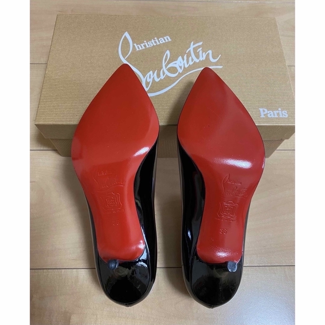 Christian Louboutin(クリスチャンルブタン)の【未使用】クリスチャンルブタン パテントパンプス レディースの靴/シューズ(ハイヒール/パンプス)の商品写真