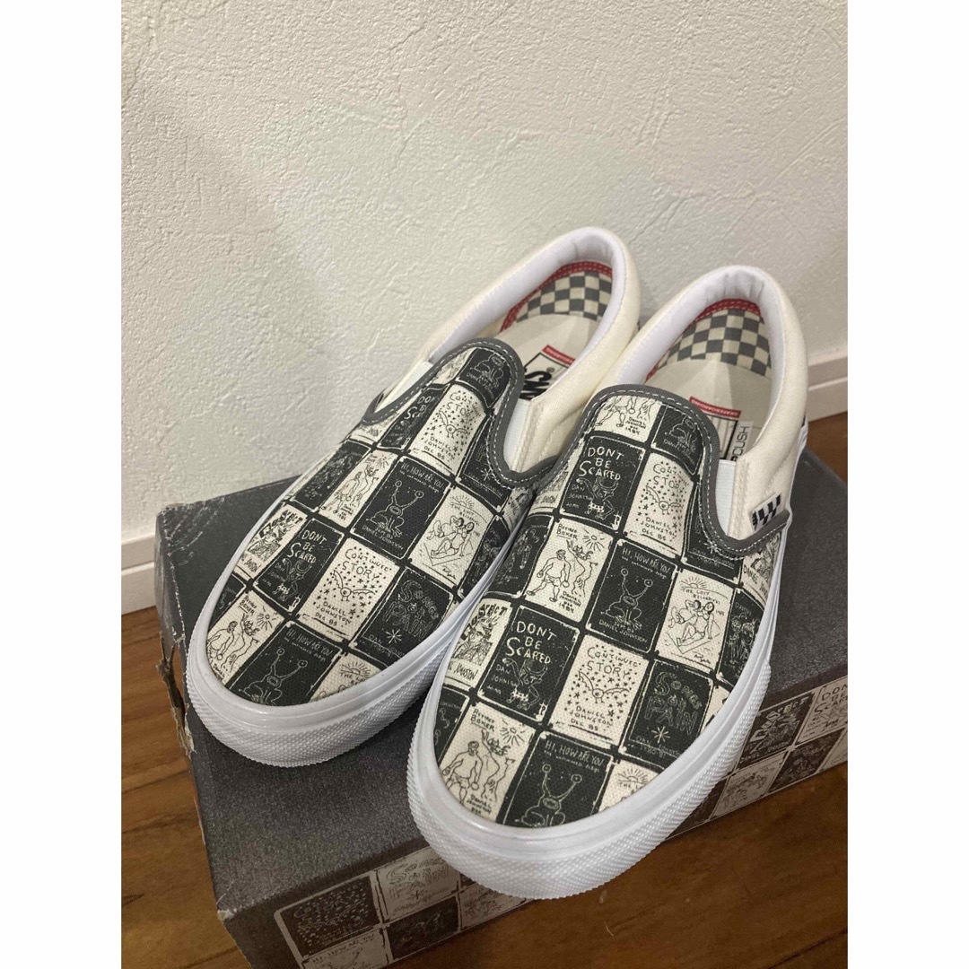 VANSバンズ× ダニエルジョンストン　スリッポン　26.5 1