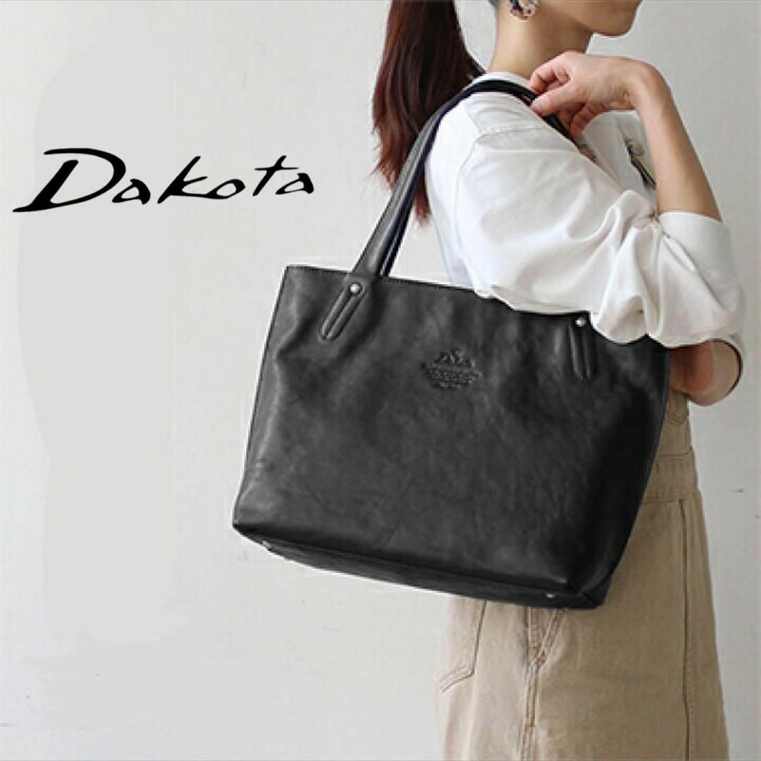 Dakota - 【送料無料】Dakota レザートートバッグ キューブ 牛革 本革
