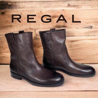 極美品リーガル/REGAL ペコスブーツ シューズ 靴 メンズ-