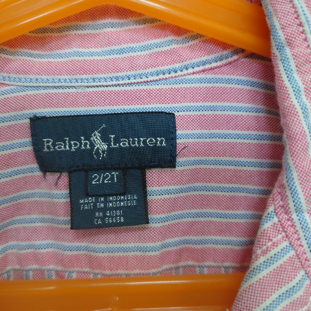 Ralph Lauren(ラルフローレン)のラルフローレン　長袖シャツ　2Tサイズ キッズ/ベビー/マタニティのキッズ服男の子用(90cm~)(ブラウス)の商品写真