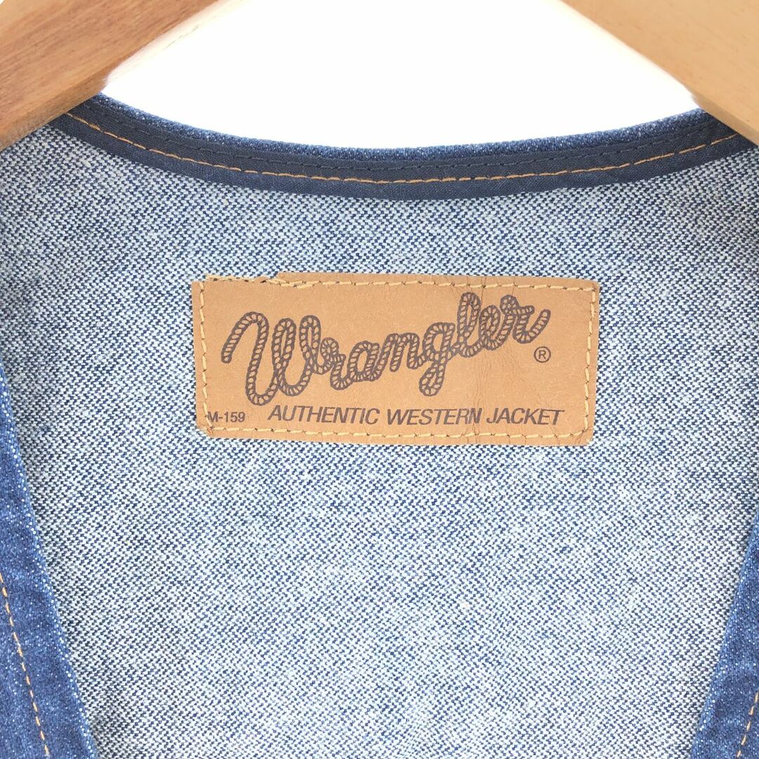 Wrangler(ラングラー)の古着 80年代 ラングラー Wrangler デニムベスト メンズXL ヴィンテージ /taa001688 メンズのトップス(ベスト)の商品写真