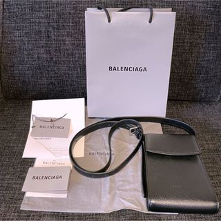 Balenciaga - バレンシアガ ゴーストフォンホルダー ショルダーバッグ