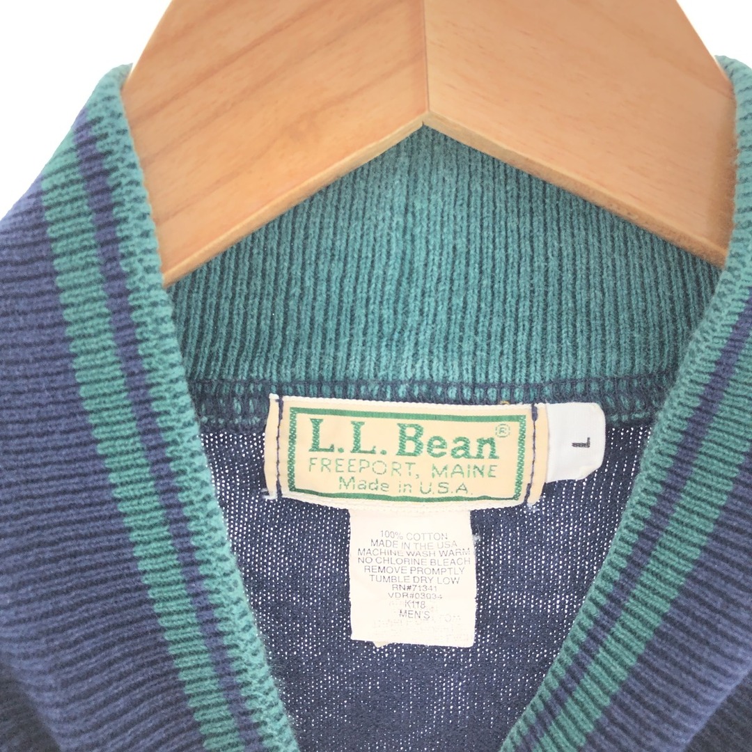 L.L.Bean(エルエルビーン)の古着 90年代 エルエルビーン L.L.Bean ハイネック スウェットシャツ トレーナー USA製 メンズXL ヴィンテージ /taa001923 メンズのトップス(スウェット)の商品写真