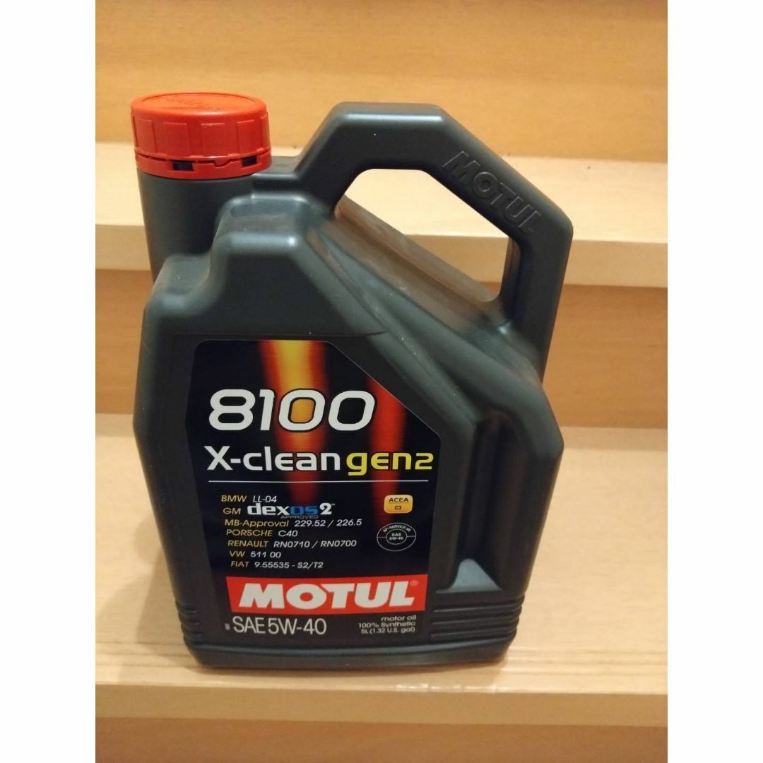モチュール 8100 X-clean gen2 5w40 1L 1缶 5L 1缶
