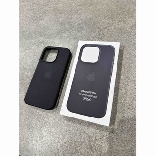 アップル(Apple)のiPhone15 Pro ファインウーブンケース ブラック(iPhoneケース)