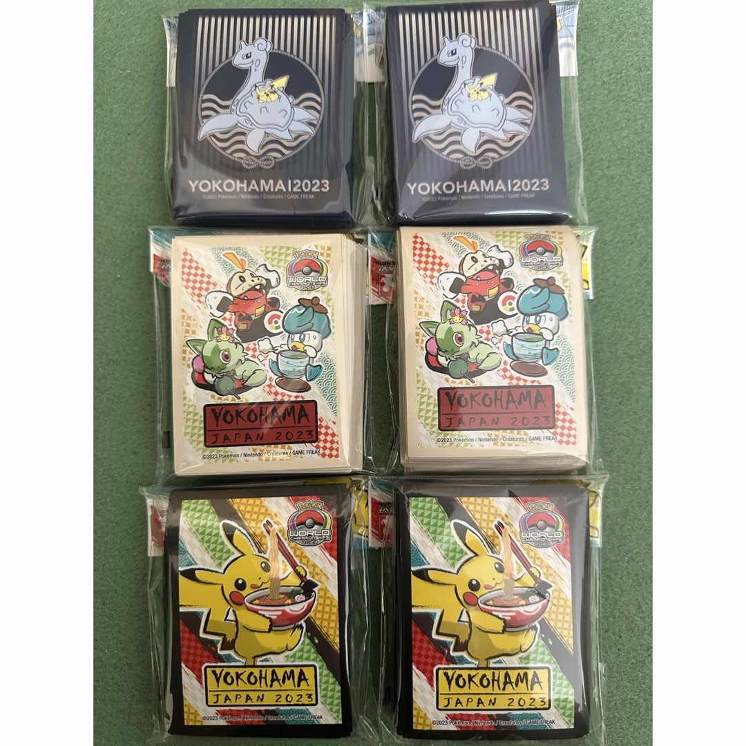 ポケモンカード WCS 限定スリーブ デッキシールド 3種×2セット 即日 ...