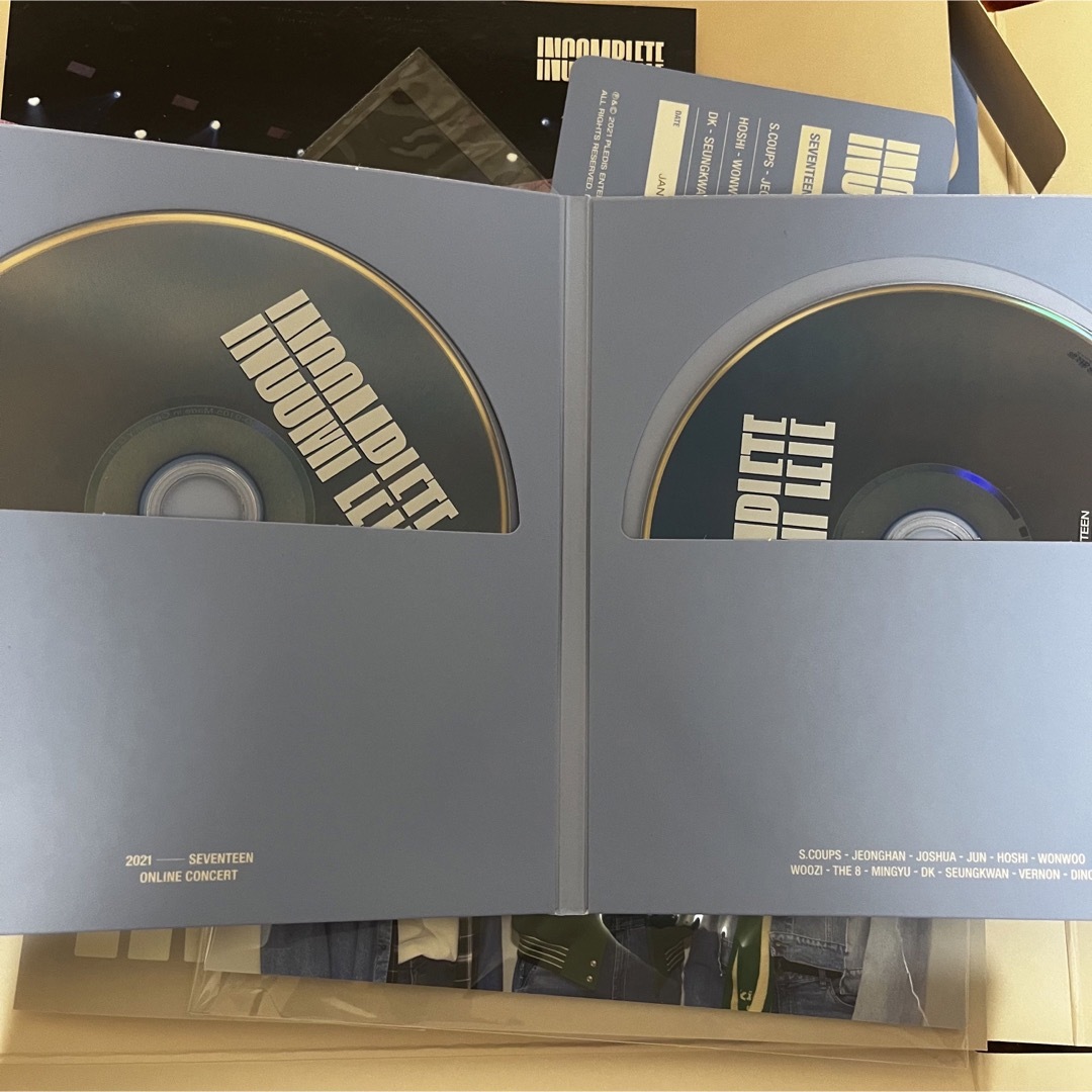 SEVENTEEN incomplete Blu-ray K-POP/アジア SEVENTEEN incomplete Blu-ray K-POP/アジア
