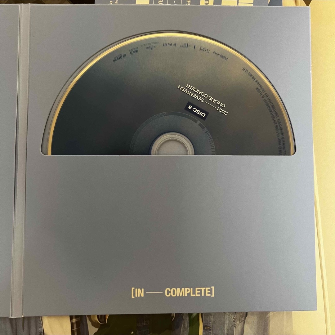 SEVENTEEN incomplete Blu-ray K-POP/アジア SEVENTEEN incomplete Blu-ray K-POP/アジア