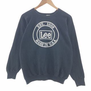 リー(Lee)の古着 90年代 リー Lee ロゴスウェット トレーナー USA製 レディースM ヴィンテージ /taa001605(トレーナー/スウェット)