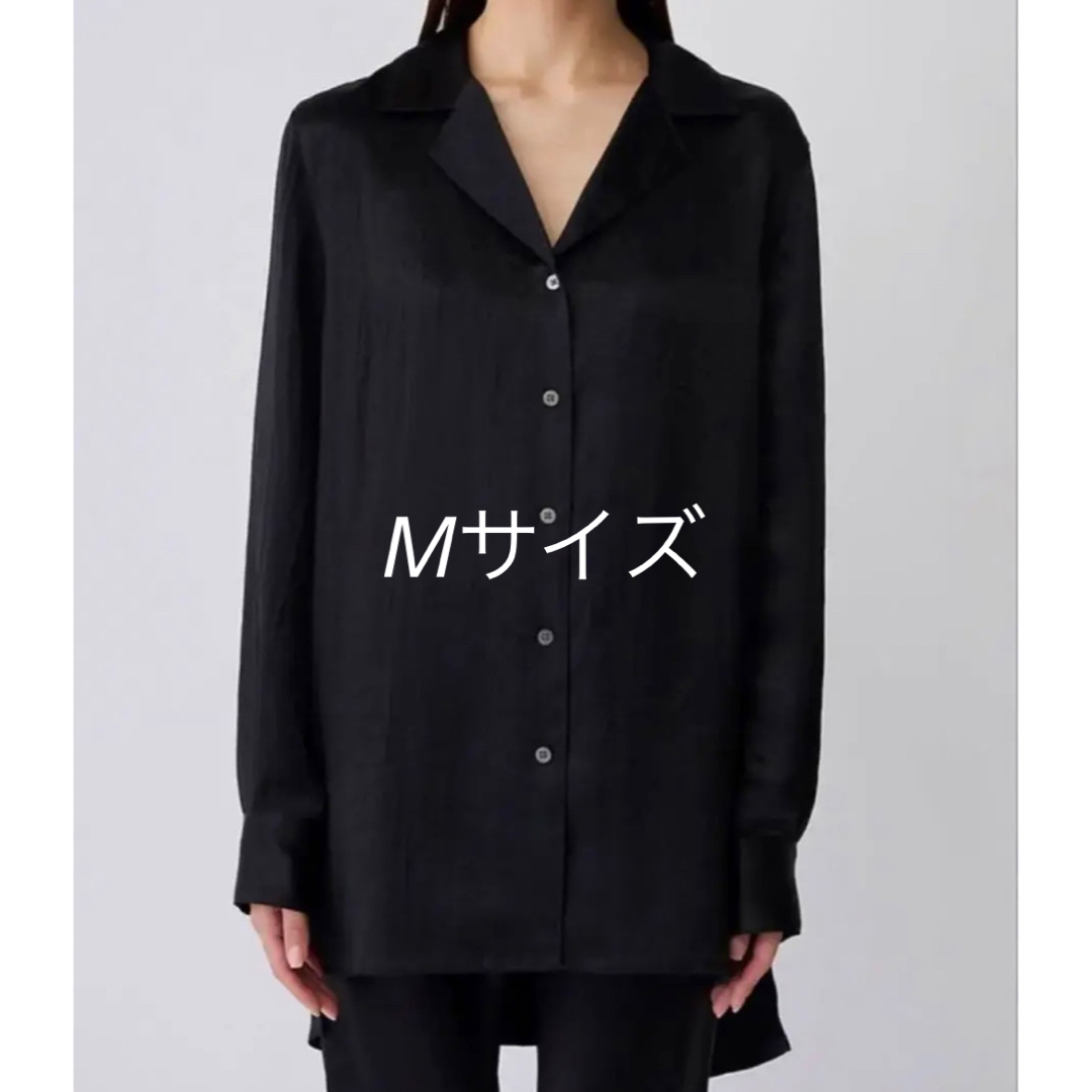 ENOF ace long shirts M サテンシャツ