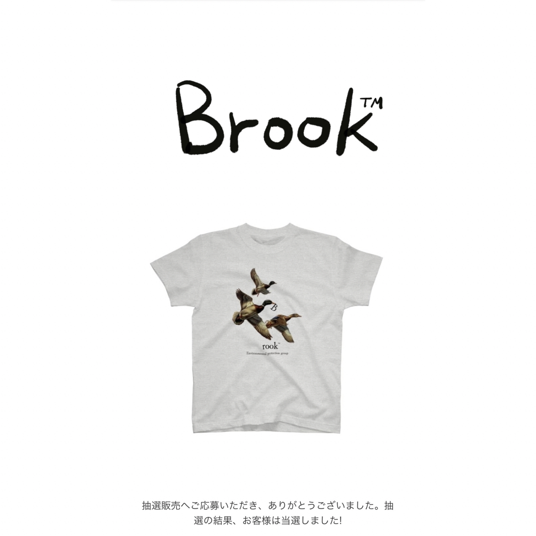 ブルック Brook 23ss DucksDesign S/S Tee Ash | フリマアプリ ラクマ