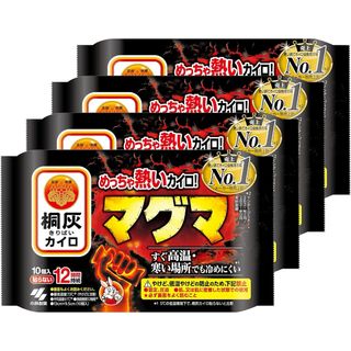 コバヤシセイヤク(小林製薬)の小林製薬 桐灰カイロ マグマ 貼らない 熱いカイロ ミニ 10個入 4個セット(その他)