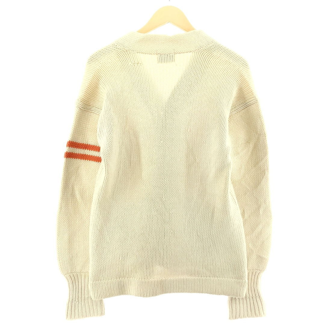 ~60年代 PRINCETON SWEATER ウールレタードニットカーディガン メンズM ヴィンテージ /eaa374942 1