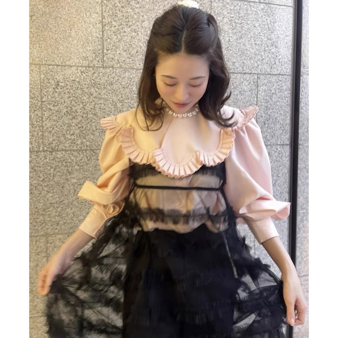 épine - 新宿伊勢丹限定色Bibiy. FRANCESCA BLOUSE ピンクの通販 by