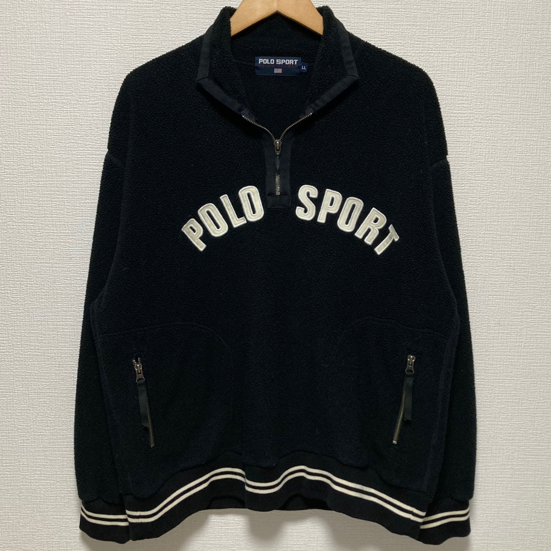 90s POLO SPORT フリースジャケット ハーフジップ ポロスポーツ | フリマアプリ ラクマ