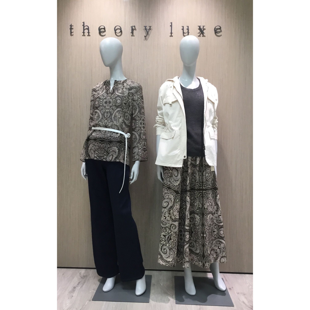 Theory luxe(セオリーリュクス)のtheory luxe 20SS ペイズリー柄ロングスカート　38 レディースのスカート(ロングスカート)の商品写真