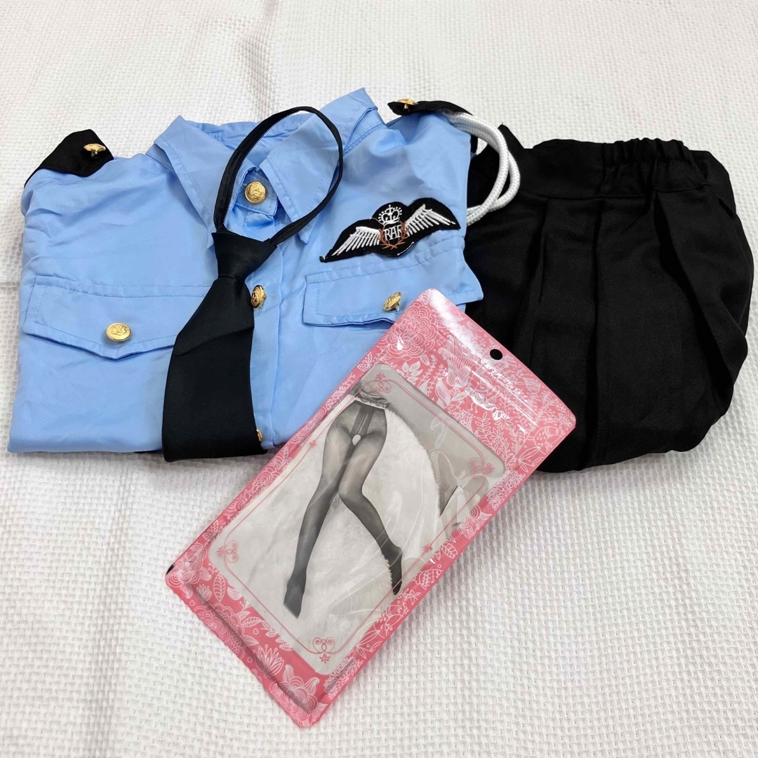 ポリス コスプレ ミニスカ　衣装 ハロウィン 警察 警官　ミニスカポリス　警察官 エンタメ/ホビーのコスプレ(衣装一式)の商品写真